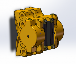 HW100HFA液壓動鉗，彈簧松開制動器,液壓制動